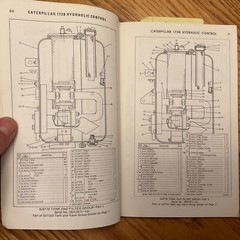 CAT Caterpillar 173B PARTS BOOK LIST MANUAL D7G TRACTOR HYDRAULIC CONTROL sn 28A