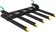 Clamp On Debris Forks 48″ Bucket 2500 lbs Capacity Heavy Duty Clamp On Pallet