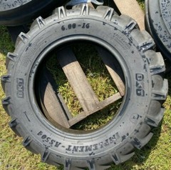 6.00-16 BKT AS504 6PLY I-3 IMPLEMENT TIRE 5.50X16 (1Tire) USED