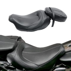 Black Low Profile Pillion Passenger Seat Road King Street Glide Road Glide 09-22