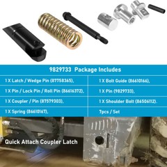 Quick Attach Coupler Latch Kit for Case New Holland Skid Steer Loader 9829733