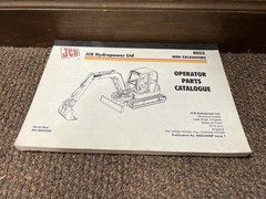 Genuine JCB 8052 Excavator Parts Book Catalog Manual