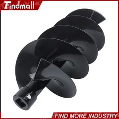 Findmall Auger Post Hole Drill Bit Attachment 300mm Diameter For Mini Excavator