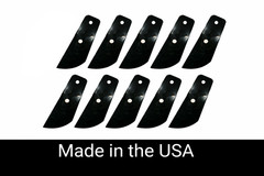 Lot Of 10 Disc Harrow Scraper Blades B10447, B10446 John Deere RWA,BWA,KBA