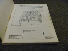 Yale GM 3.0L GAS LPG Engines Maintenance Shop Service Repair Manual