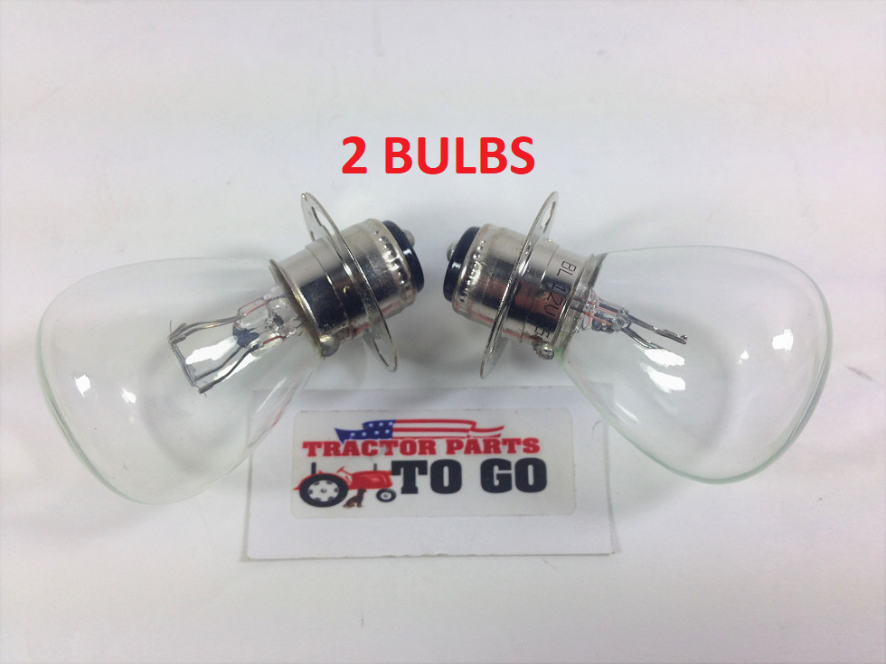 HEADLIGHT BULBS FOR KUBOTA TRACTOR 2 BULBS L175,L1500,L225,L345, 12V,35/35W