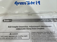 Buyers Product Company Ball Coupler Instructions 3008250