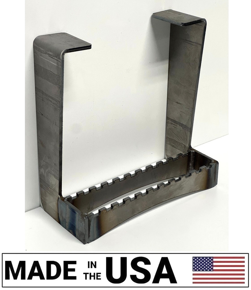 [SR] 12″ Drop 12″ Wide Weld-On Steel Step 1/4″ Thick Excavator Harvester Loader