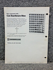 1988 OEM Factory CAT Caterpillar Hardware Manual PECP8302
