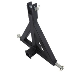 3 Point 2” Trailer Receiver Hitch Tow Drawbar Category 1 Tractor Adapter