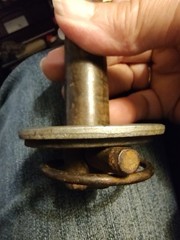 Hitch pin 7/8 by 5 inches with 2 washers and linch pin