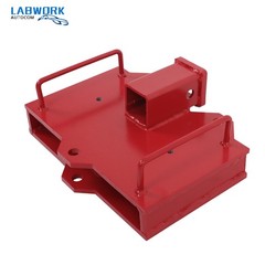 Forklift Trailer Hitch Receiver Attachment 2In 6500LBS for Dual Pallet Forks