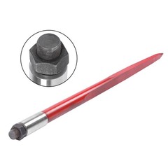 43″ 3000 lbs 2pcs Hay Bale Spear Capacity Spike Fork Fits For Tractors Loaders