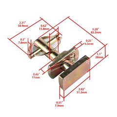 Lower lift link pin kit For John Deere R120540/R241296/AR60372 5D,5E