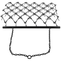 5 x 4.5 FT Heavy-Duty Steel Drag Harrow for ATV UTVs Lawn Tractors Leveling