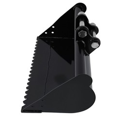 600mm Plain Bucket Heavy Equipment for Mini Excavator 25mm Pin Diameter
