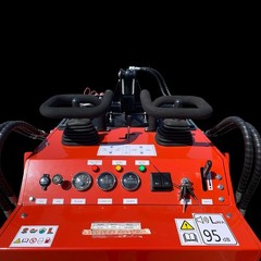 AGT LRT23 1 Ton Mini Skid Steer Loader with RATO R740 Engine Stand Behind