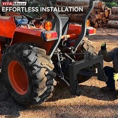 3 Pt Quick Hitch Adapter for Cat1 & 2 for Tractor Attachment Steel 3-Point