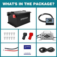 48V(51.2V) 150Ah Lithium Battery Conversion Kit For Skyjack 6832RTE Scissor Lift