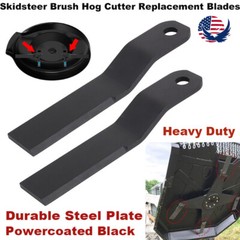 2X Skidsteer Skid Loader Brush Hog Cutter Replacement Blades,Grass Mower Blades
