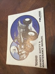 Polaris 1988 Trail Boss Owners Maintenance Operators Manual