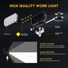 12V 24V LED Work Light Flood Lamp pods Fit for Truck, Tractor ,Dozer, UTV ,ATV