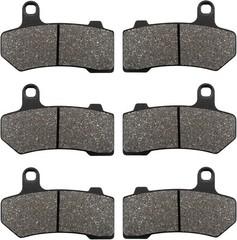 Front and Rear Brake Pads for Harley Road Glide 2008-2021, FLHX Street Glide 200