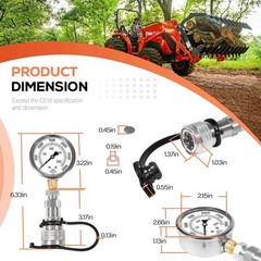 For Kubota BX B LX MX L Series Pressure Boost Kit HST Hydraulic Shims +25% Power