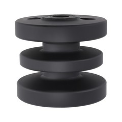 Track Drive Bottom Roller for Bobcat Mini MT MT50 MT52 MT55 MT85 7109409 Black