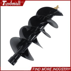 Findmall Auger Post Hole Drill Bit Attachment 300mm Diameter For Mini Excavator