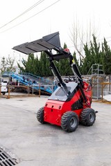 MINI Skid Steer Loader 23HP Wheeled Skid Steer EPA GAS Engine Free Ship&Unload