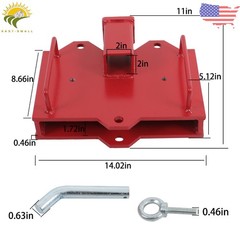 Forklift Trailer Hitch Receiver Tow Hitch Attachments 2” Tractor Skidder