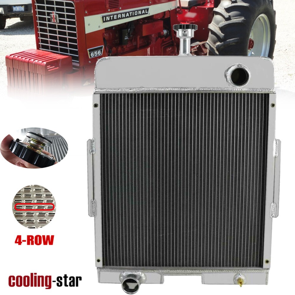 4-ROW 70MM RADIATOR FITS CASE IH INTERNATIONAL FARMALL 656 706 756 766 2656 2706