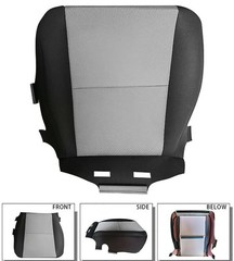 Cloth Bottom Seat Cover Chevy Silverado 1500 2500 3500HD 2007-2014 TN3699965P