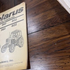 ORIGINAL Belarus Model 560 562 802 822 Tractor Operators Owners Manual 2WD 4WD