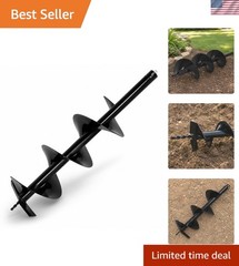 High-Quality 8″ Auger Bit – Compatible with 3/4″ Shaft for Effortless Drilling