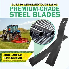 2 Pcs for Bush Hog Cutter Blade 7555 7555BH BH25 RB60 SQ60 Rotary Mower Blade