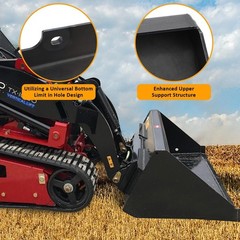 Heavy Duty Mount Plate – 1/4″ Quick Attach,1/2″ Thick Inser for Mini Skid Steer
