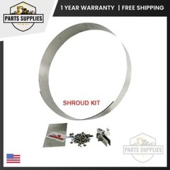 Hurricane Engine Driven Fan Shroud 19 1/4 x 18 7/8 x 2 1/2 fits Race Pros