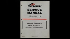 MerCruiser GM V-6 262 CID (4.3L) Gen II Balance Shaft Service Manual 90-823226