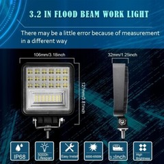 LED Flood Lights fit Komatsu Dump Trucks Motor Grader, Skid Steers Wheel Loaders