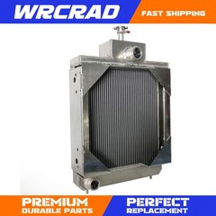Aluminum Radiator fits Case 584C 580C 586C 585C Backhoe Loader # D89103 D77843