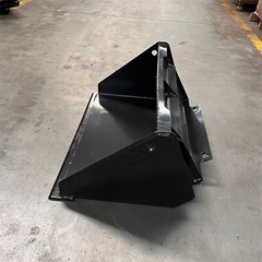 AGT 32 inch Toothless Bucket for Mini Skid Steer Loader Bucket Without Teeth