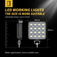 4X LED WORK LIGHTS fit Caterpillar Skid Steers Excavator Forklift Loader Light