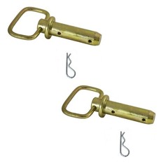 (2) 1″ HITCH PINS w/ Hairpin Cotters for Western 93028 Buyers 130224 91965