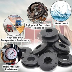100Pk Glad Hand Seals Rubber Gaskets Washers for Semi Trucks Trailers Tractors..