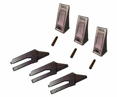 3 – Mini Excavator, 156 Series, Bolt On Shank, Bucket Teeth & Pins – 6808770