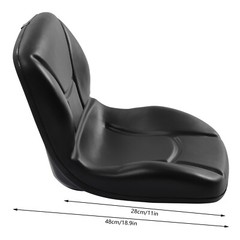 High Back Seat for John Deere 650 750 850 950 1050 Compact Tractor Black New
