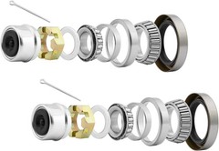 Bearings Kit Compatible with 3500lbs 1-1/16” to 1-3/8” Trailer Axles, 2 sets