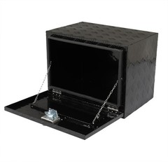 24 “Aluminum Five Pattern Toolbox Single Lock Black